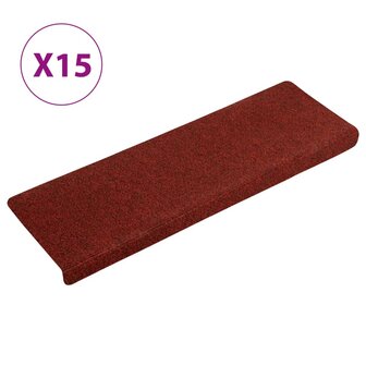 Trapmatten 15 st 65x21x4 cm naaldvilt rood 8719883863504 2