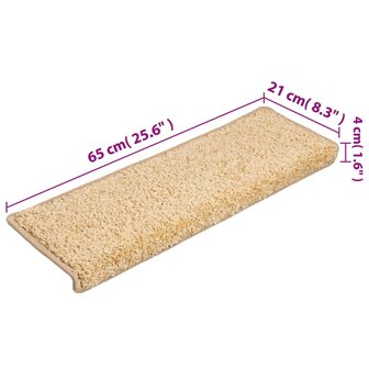 Trapmatten 15 st 65x21x4 cm bruin 8719883863641 8