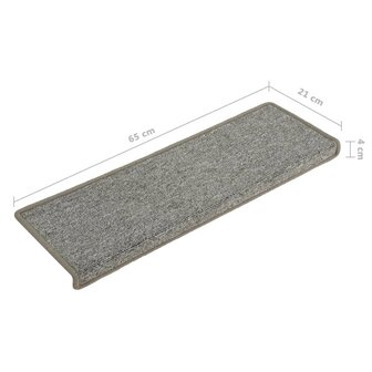 Trapmatten 15 st 65x21x4 cm wit en grijs 8720286288290 6