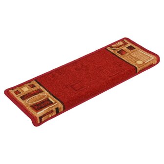 Trapmatten zelfklevend 15 st 65x21x4 cm rood 8720286288375 3