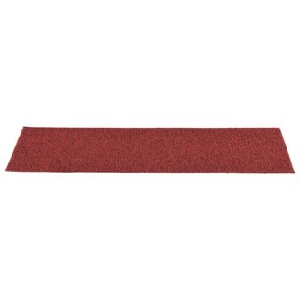 15 st Trapmatten zelfklevend rechthoekig 76x20 cm rood 8720286512609 3