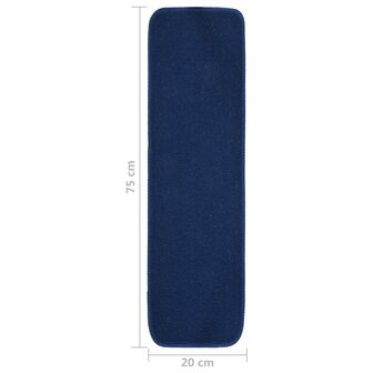 Trapmatten 15 st anti-slip rechthoekig 75x20 cm marineblauw 8720286849149 6