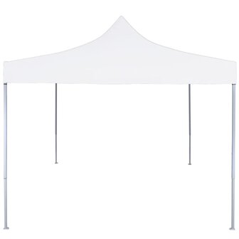 Partytent inklapbaar 3x3 m staal wit 8719883800127 2