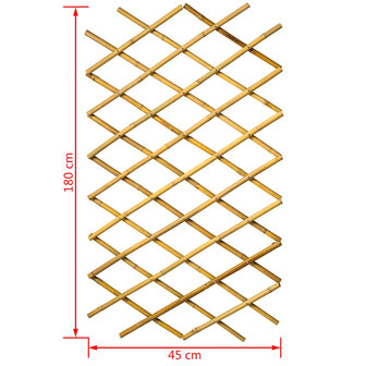 Nature Latwerk voor tuin 45x180 cm bamboe 6040720 8711338407202 7