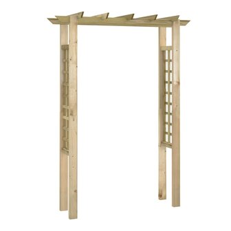 Rozenboog 150x60x204 cm ge&iuml;mpregneerd hout 8718475964759 2