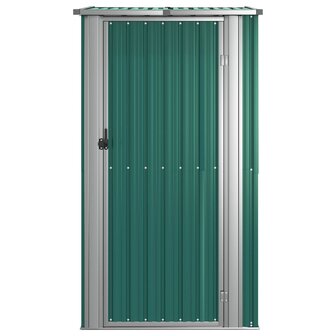 Tuinschuur 118,5x97x209,5 cm gegalvaniseerd staal groen 8720286512685 4