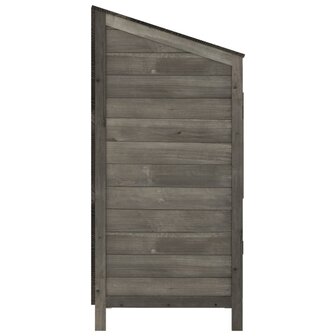 Tuinschuur 55x52x112 cm massief vurenhout antracietkleurig 8720286996416 5