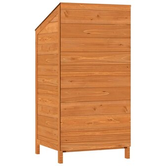 Tuinschuur 55x52x112 cm massief vurenhout bruin 8720286996423 6