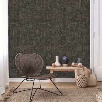 DUTCH WALLCOVERINGS Behang Thread zwart 8809660032480 1