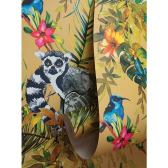 DUTCH WALLCOVERINGS Behang Lemur oker 5022976130500 3