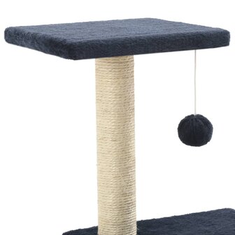 Kattenkrabpaal met sisal krabpalen 65 cm donkerblauw 4