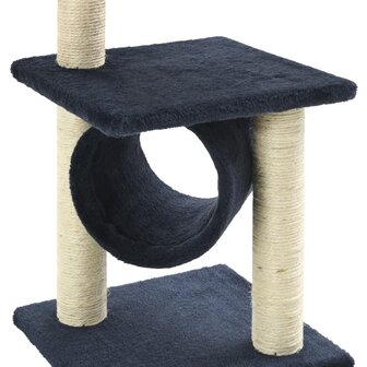 Kattenkrabpaal met sisal krabpalen 65 cm donkerblauw 5