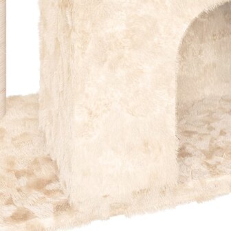 Kattenmeubel met sisal krabpaal 51 cm cr&egrave;mekleurig 6