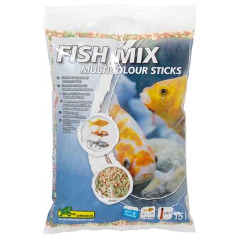 Ubbink Visvoer Fish Mix Multicolour Sticks 4 mm 15 L 2