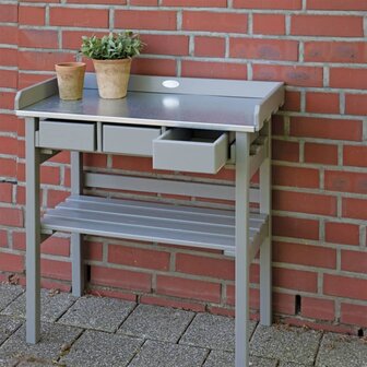 Esschert Design tuinwerktafel grijs CF29G 2