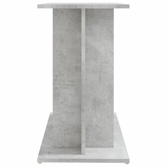 Aquariumstandaard 80x35x60 cm bewerkt hout betongrijs 5