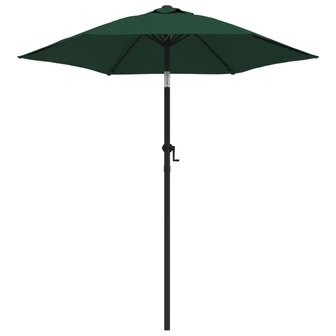 Parasol 200x224 cm aluminium groen 2