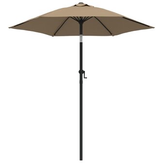 Parasol 200x224 cm aluminium taupe 2