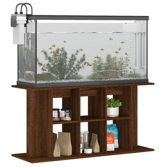 Aquariumstandaard 120x40x60 cm bewerkt hout bruin eikenkleur 3