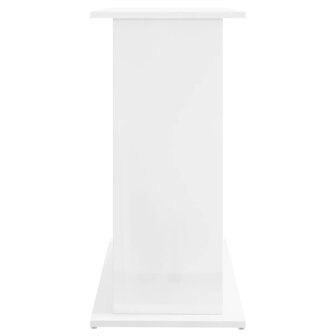 Aquariumstandaard 81x36x73 cm bewerkt hout hoogglans wit 7