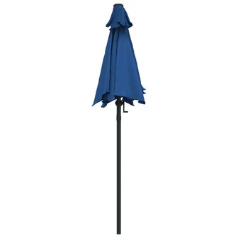 Parasol 200x224 cm aluminium blauw 4