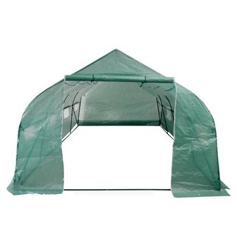 Tuinkas walk-in draagbare polytunnel met stalen frame 18 m&sup2; 2