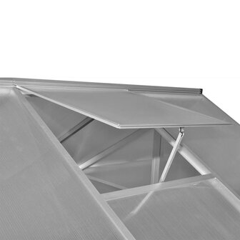 Tuinkas 3,46 m&sup2; versterkt aluminium 6