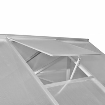 Tuinkas 10,53 m&sup2; versterkt aluminium 6