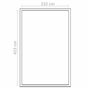 Tuinkas 10,53 m&sup2; versterkt aluminium 10