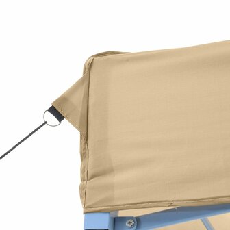 Partytent inklapbaar pop-up 200x200x306 cm beige 7