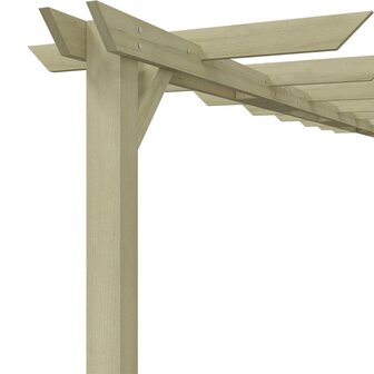 Pergola 360x200x60 cm ge&iuml;mpregneerd grenenhout 4