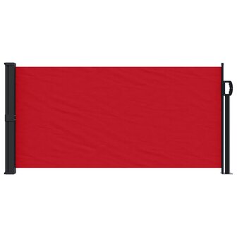 Windscherm uittrekbaar 100x500 cm rood 3