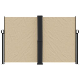 Windscherm uittrekbaar 160x600 cm beige 3