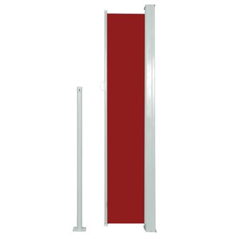 Windscherm uittrekbaar 160x500 cm rood 4