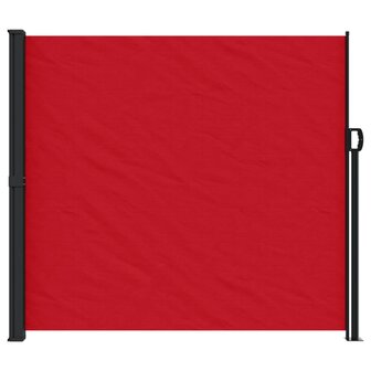 Windscherm uittrekbaar 180x600 cm rood 3