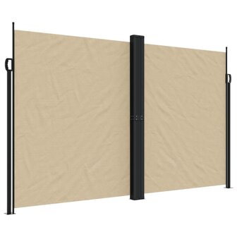 Windscherm uittrekbaar 200x1200 cm beige 2