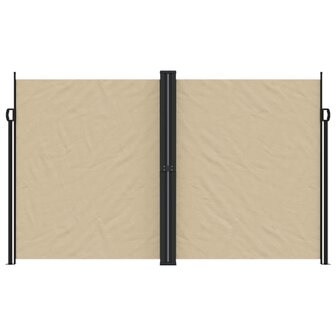 Windscherm uittrekbaar 200x1200 cm beige 3