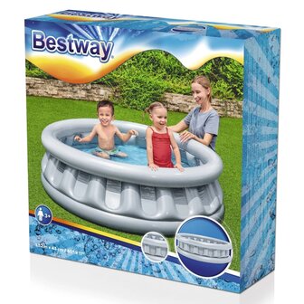 Bestway Opblaasbaar Zwembad - 152 x 33 cm - Zilverkleurig - 3+ 10