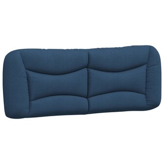 Bed met matras stof blauw 140x200 cm 5