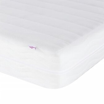 Bed met matras fluweel roze 100x200 cm 7