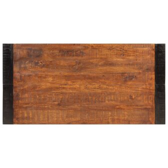 Eettafel 120x60x76 cm massief mangohout honingbruin 4