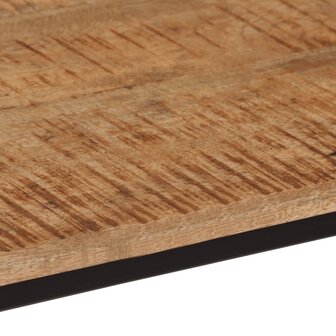 Wandtafel 80x30x74 cm massief mangohout en ijzer 5