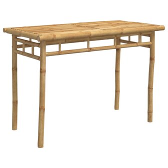 Tuintafel 110x55x75 cm bamboe 6