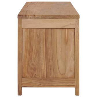 Tv-meubel 115x30x40 cm massief teakhout 4