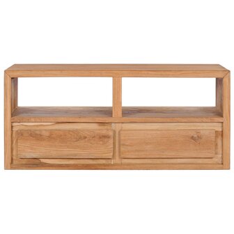 Tv-meubel 90x30x40 cm massief teakhout 3