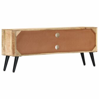 Tv-meubel 115x30x47 cm massief mangohout 5