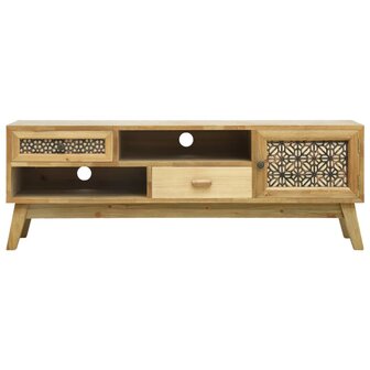 Tv-meubel 120x30x42 cm bewerkt hout bruin 2