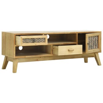 Tv-meubel 120x30x42 cm bewerkt hout bruin 3