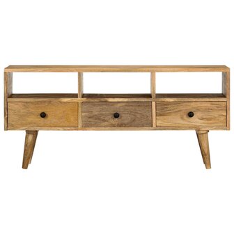 Tv-meubel 110x36x50 cm massief mangohout 2