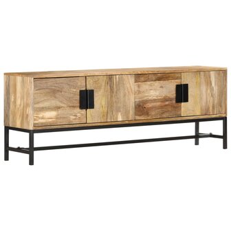 Tv-meubel 140x30x50 cm massief mangohout 11